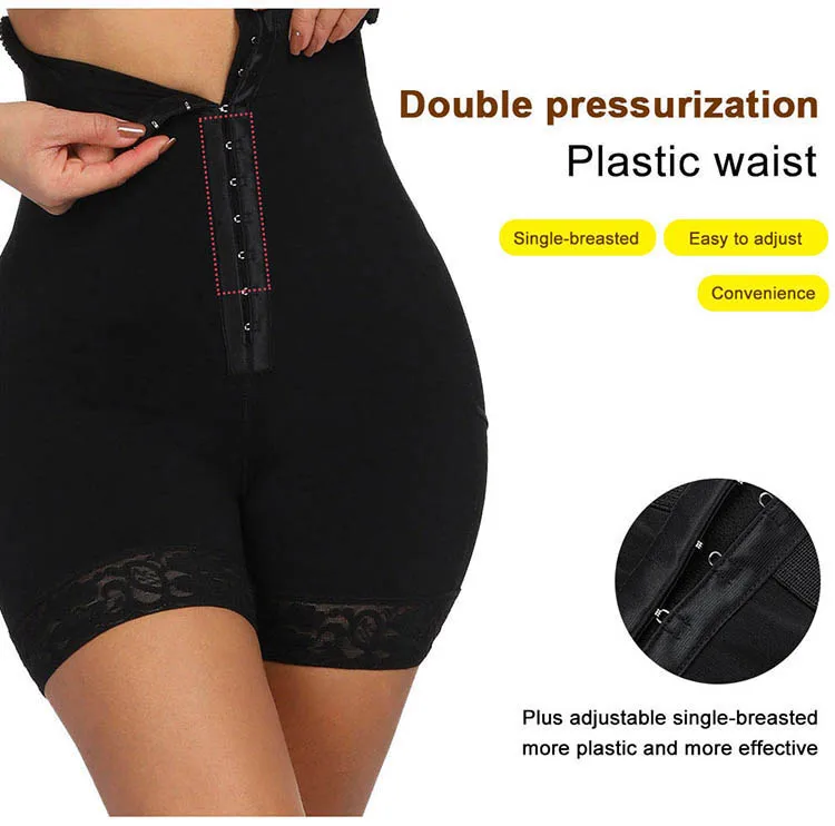 Plus Size Black Color Tummy Slimming Butt Lifter Shaper Enhancer