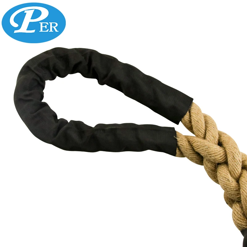 
High quality GYM training equipment hemp durable gym climbing rope 
