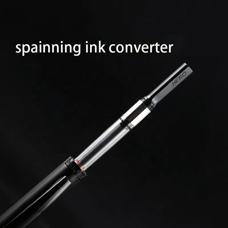 presents gift business calligraphy Hero 737 metal black fountain pen with box