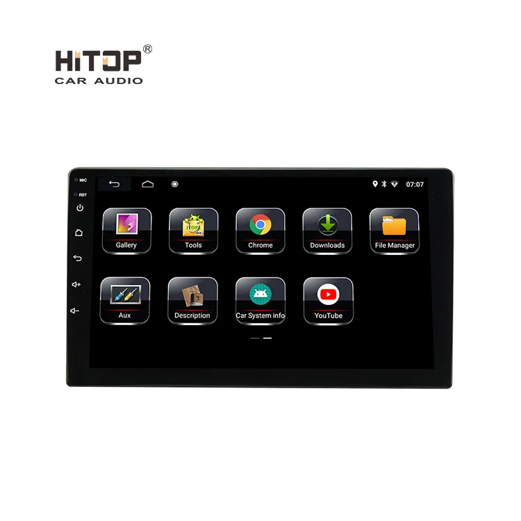  HT-8004 Android 10 0 2 Din GPS-навигация автомобильный DVD-плеер с сенсорным экраном