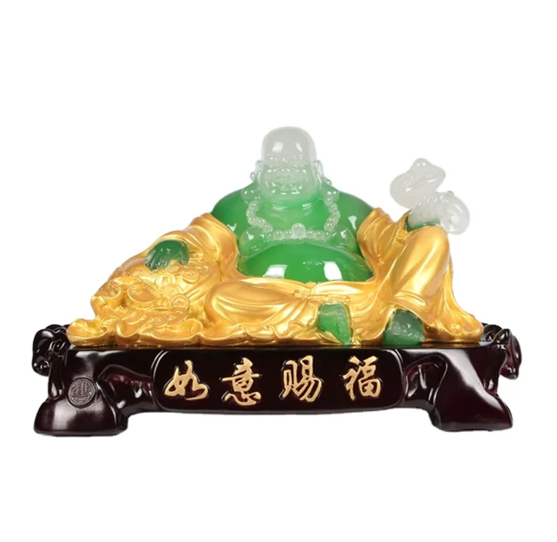Buddha Decoration Bodhisattva Laughing Buddha Offering Buddha Statue Decoration Home Living Room