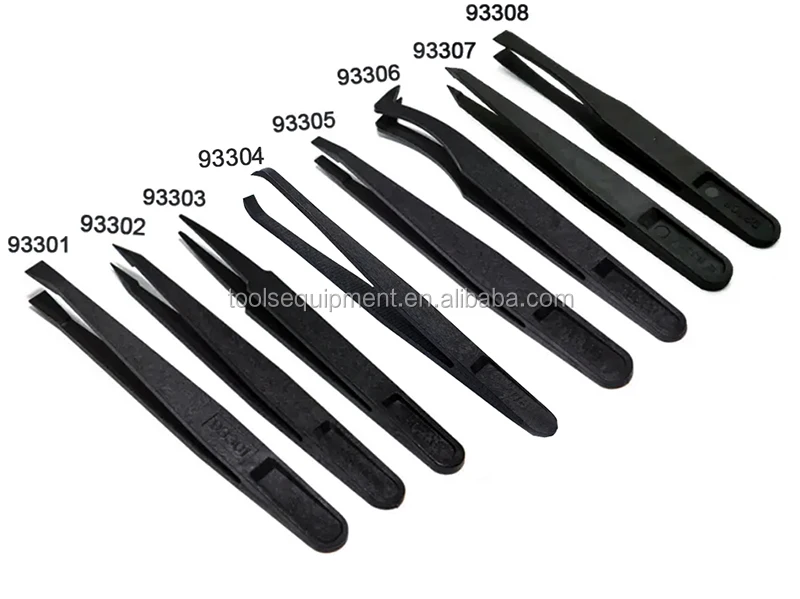93303 ESD Conductive Plastic Tweezers