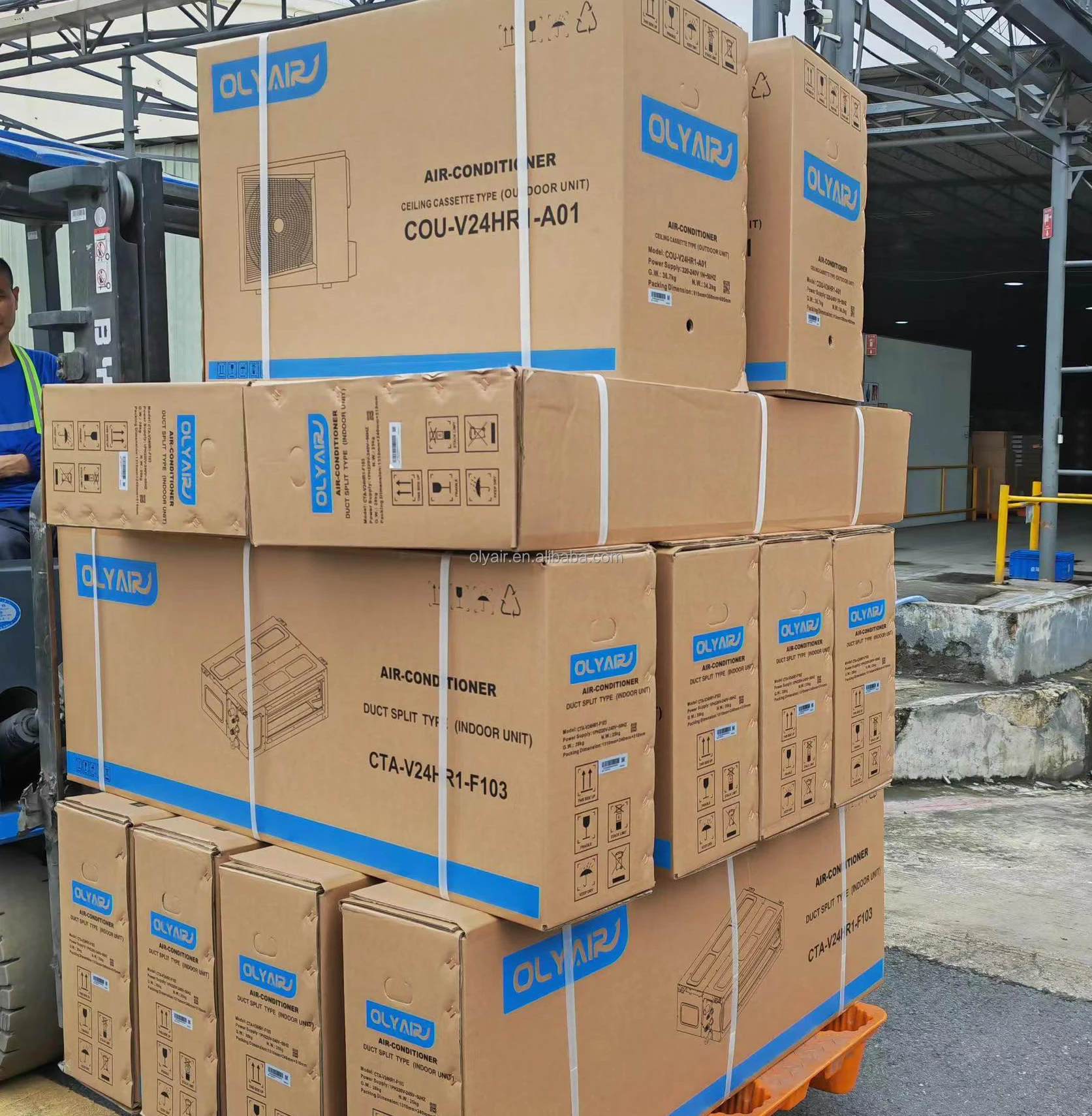 12000BTU 18000BTU 36000BTU 48000BTU 60000BTU R410A Сплит воздуховод кондиционера для курорта/апартаментов/отеля/моторного дома проекта