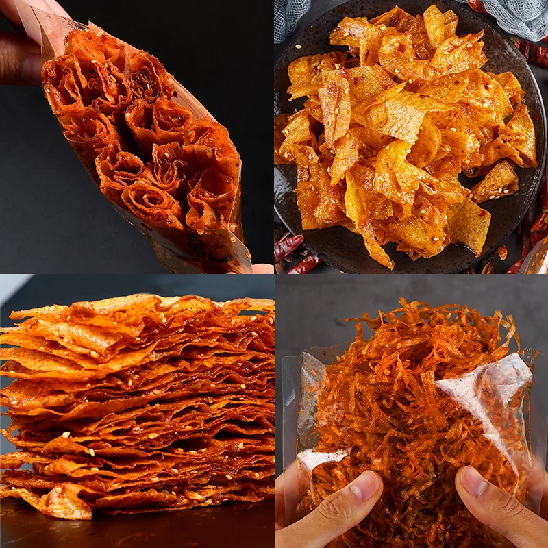 
OEM Chinese traditional spicy diet strip snacks food wholesale 