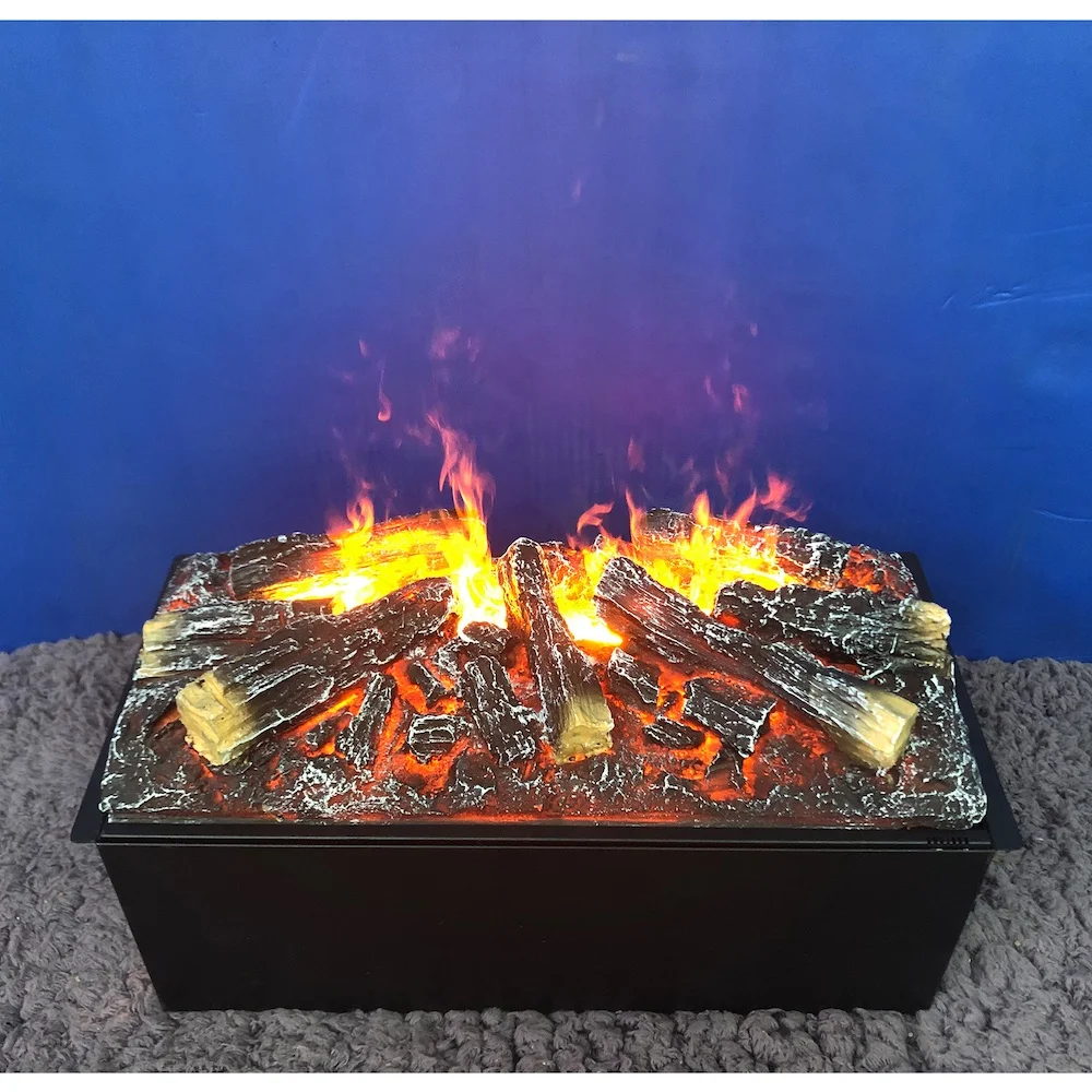 Cassette 500 Log Set Version Water Vapor Fire Steam Fire Electric Steam Flame Effect Log Burning Fireplace