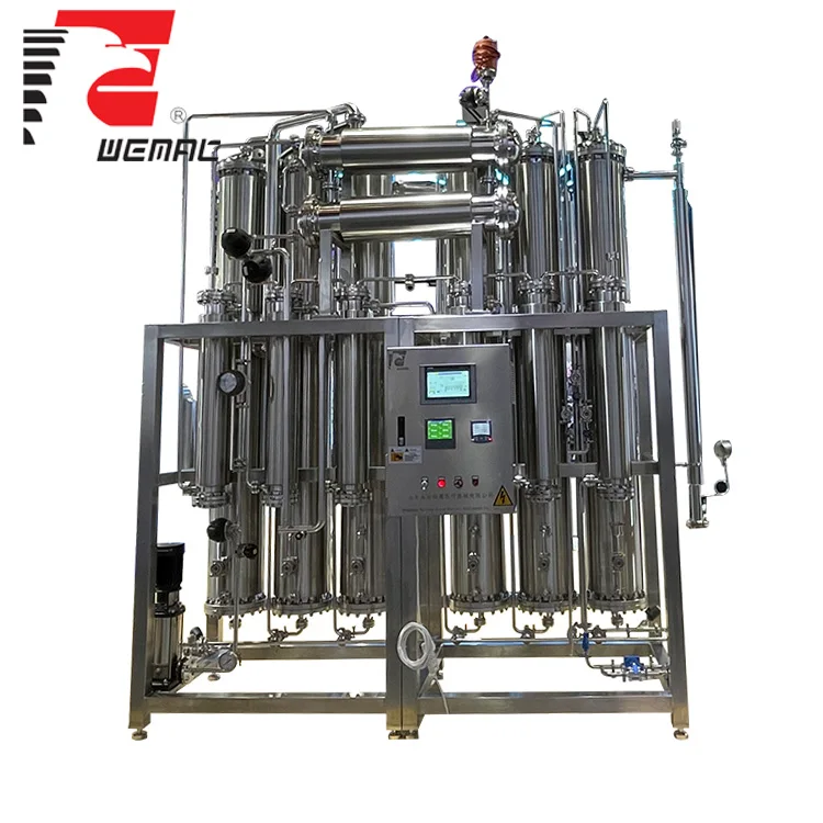 WEMAC High Quality pharmaceutical equipment water distillation plant with Evaporator Preheater