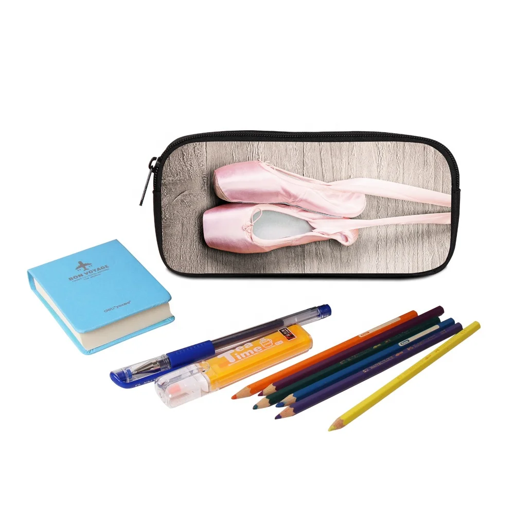 Custom Printed Pen Bag Sublimation DIY Coloring Pencil Case Blank for Printing