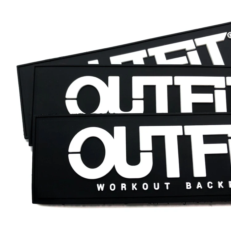 Custom 3D Silicone Rubber Patch Tpr Patches Customized Personalized Logo PVC Patch