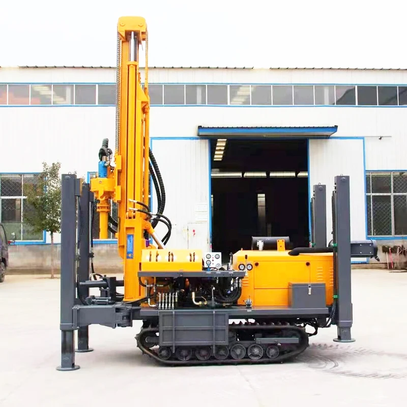 200m 300m Deep Hole Water Well Drilling Rig With Mud Pump For Congo Chile Underground Borehole Machine Equipments