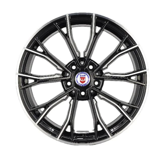 18, 19, 20 inch upgraded and modified wheel, 10000 tons forged, 5 * 112 / 120, black bright surface
