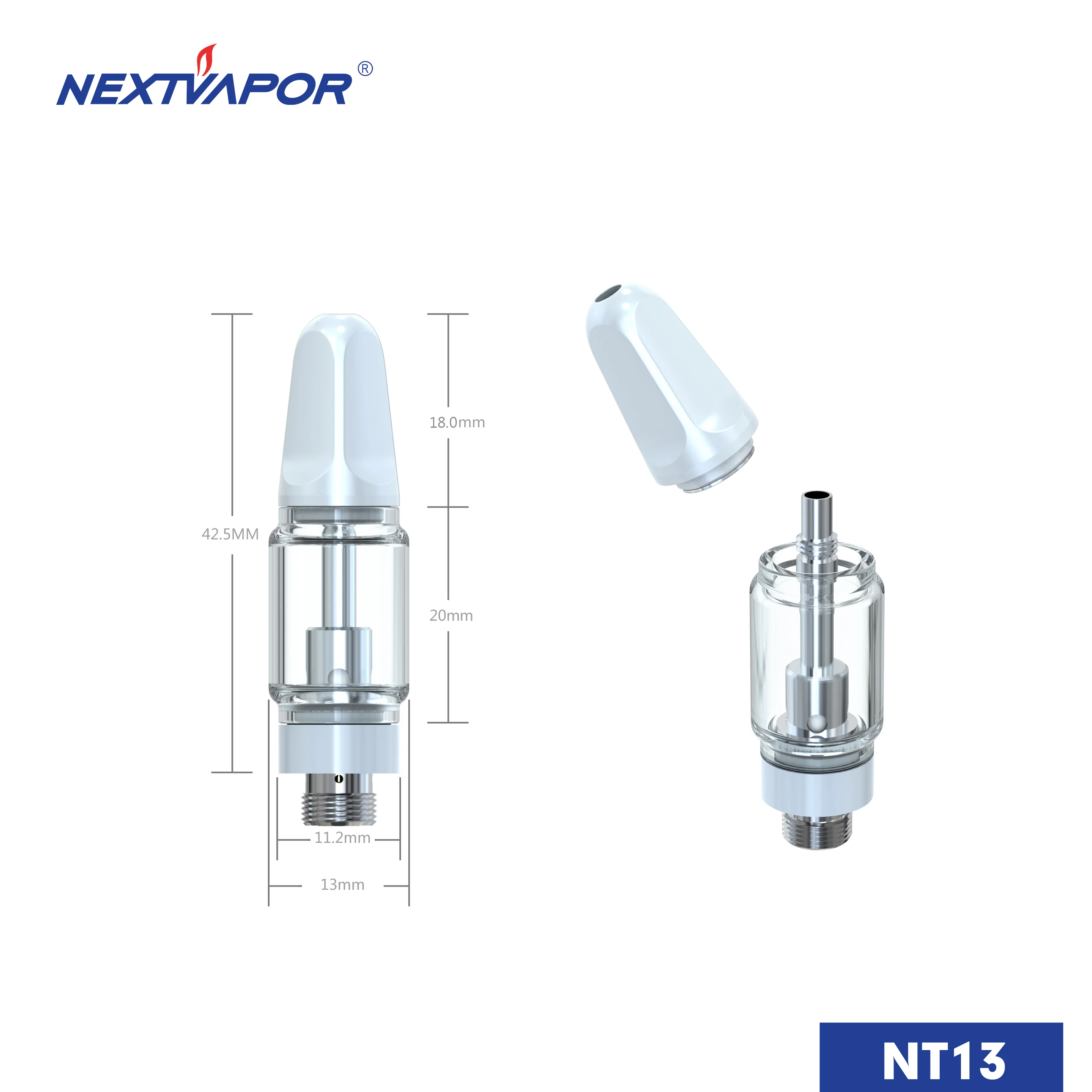 
Wholesale CBD oil vape cartridge Ceramic cell 510 Cartridge cartridge atomizer 