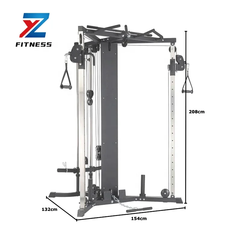 ZYFIT Customized Fitness Equipment Gym Machine Multi Training Station Power Squat Rack Power Cage
