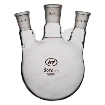 Лабораторная посуда для толстых стен устойчивая к высоким температурам Дистилляция в трехпортовой