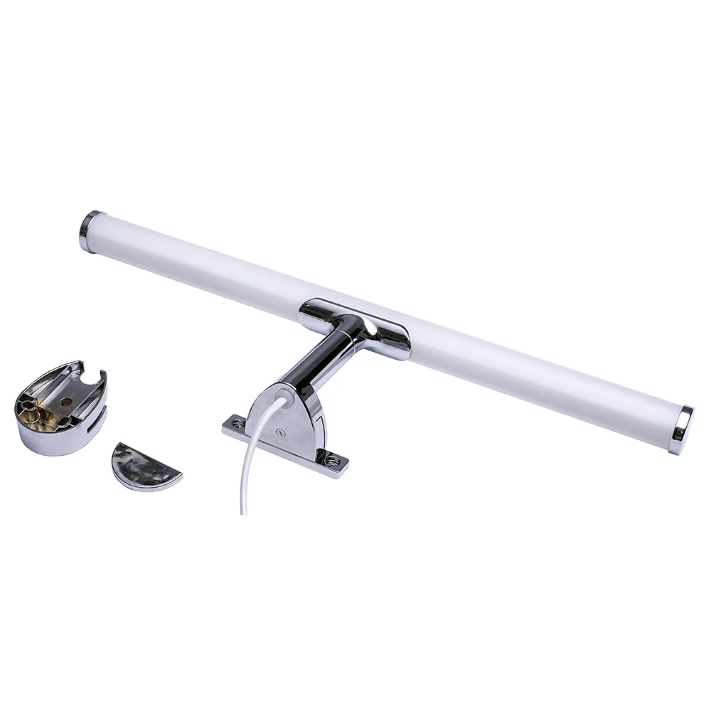 Chrome 220VAC IP44 8W led bathroom wall vanity light fixture for mirror