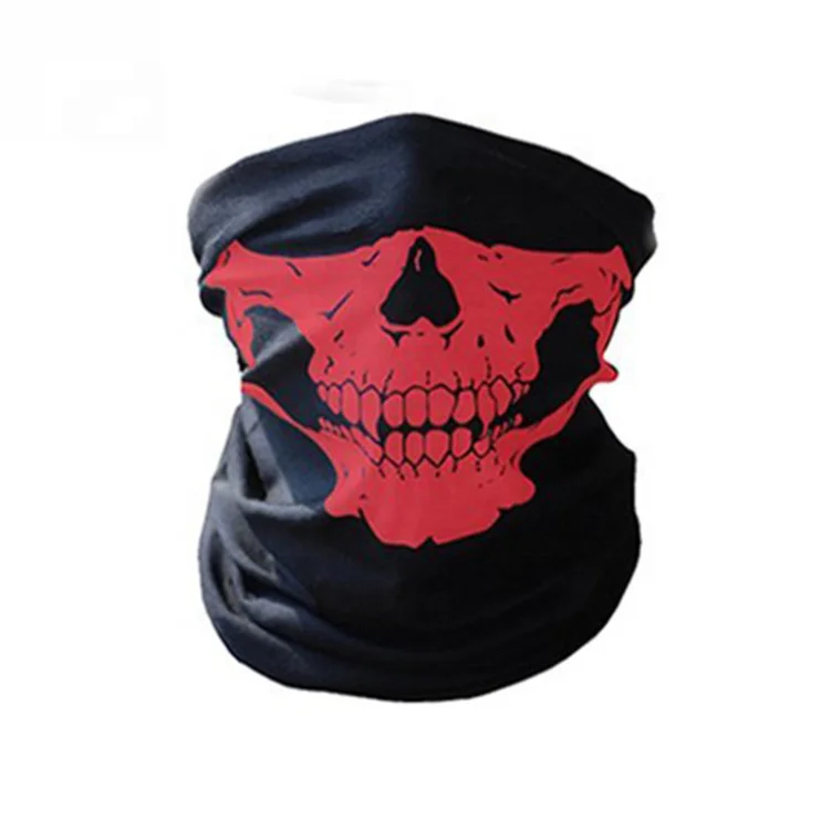 Factory supply Low MOQ head scarf multifunction Skull face bandanas tubulares