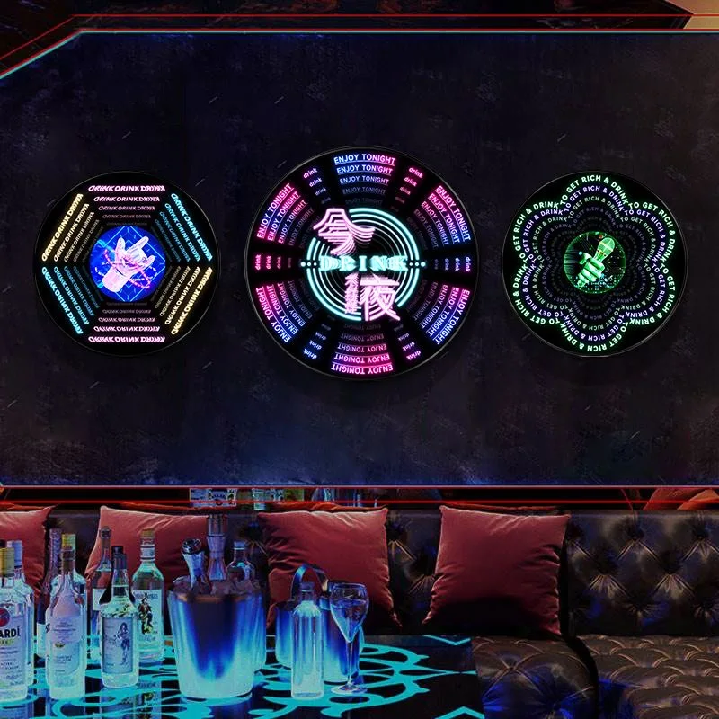 LED Abyss Lamp 3D Mirror Abyss Dance Floor for Party Disco