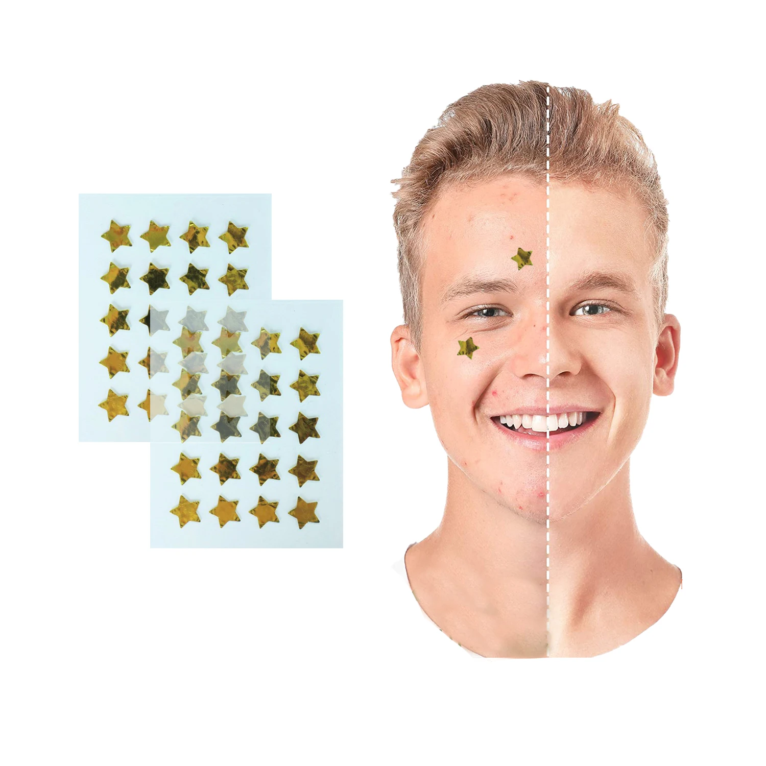 colorful acne pimple master patch 20 patches per sheet heart start flower shape