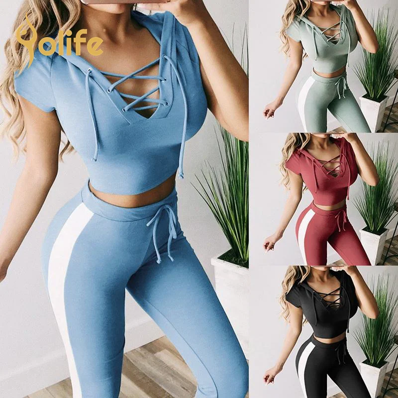 
Yolife womens tracksuit New Tracksuit For Women Yoga Suit eco friendly yoga clothing shark fitness crossfit apparel 