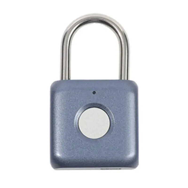 Portable Fingerprint Identification Padlock Smart Keyless Lockrechargeable Luggage Cabinet School Gym Locker