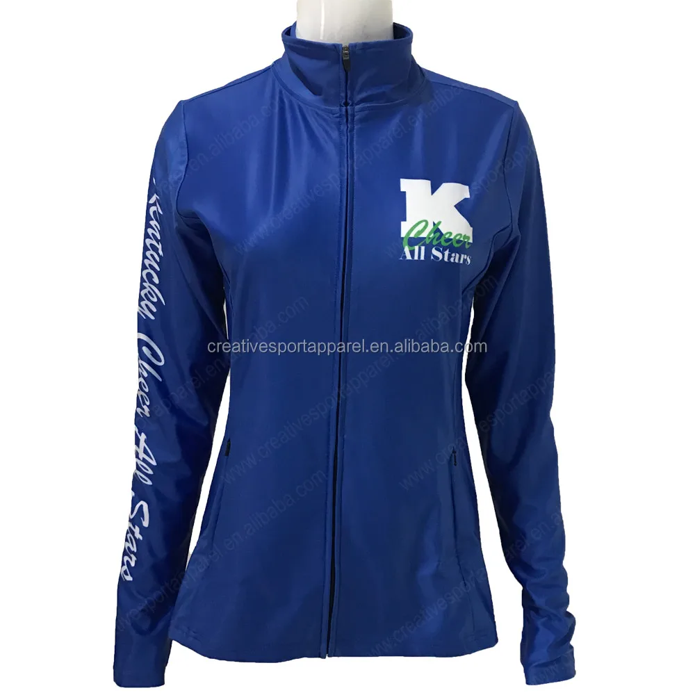 Custom Girls Cheerleading uniforms warmup jackets