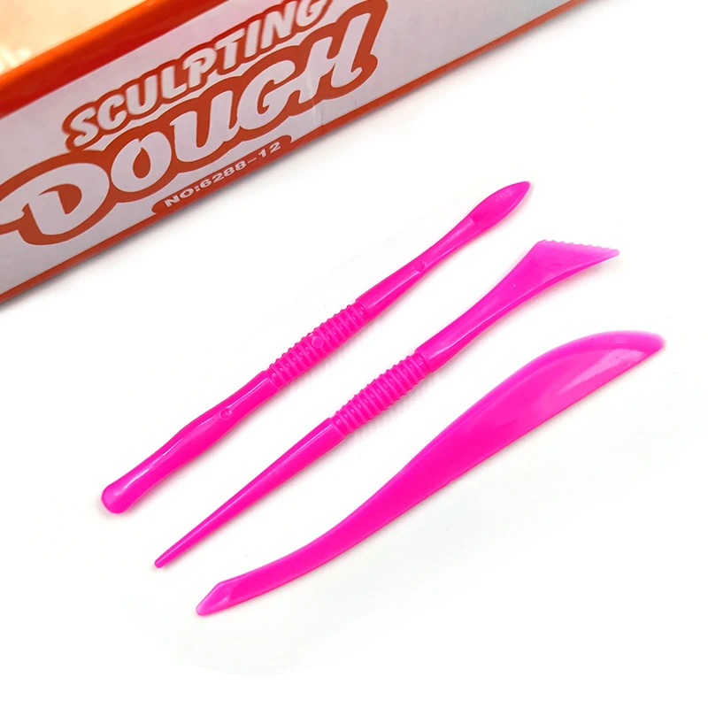 12 Colors Creative Moulding Clay Play Dough stationery set with 75g