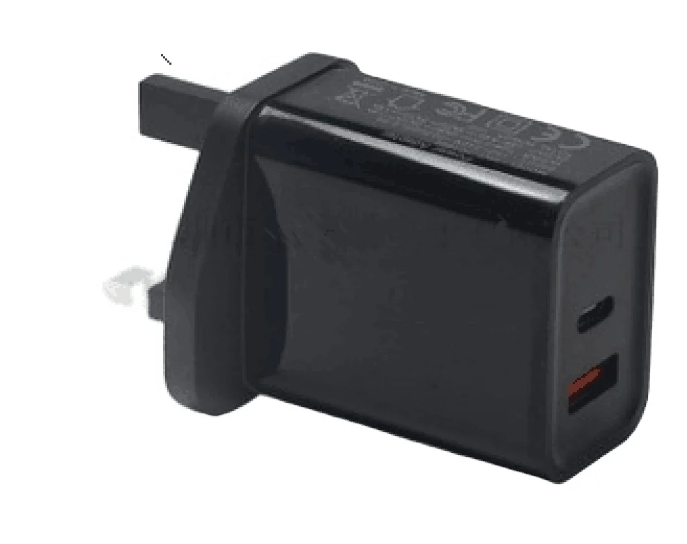 
HK/ UK/Britain 45W PD Type C wireless Charger for Samsung A50 A30 iPhone Huawei Tablet QC 3.0 Fast Charger Plug Adapter 