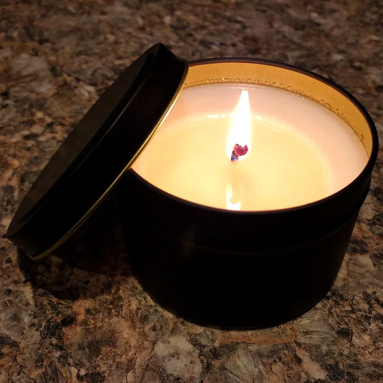 High-quality  2oz 4oz 6oz 8oz 10oz empty scented aluminum candle  tins with lid