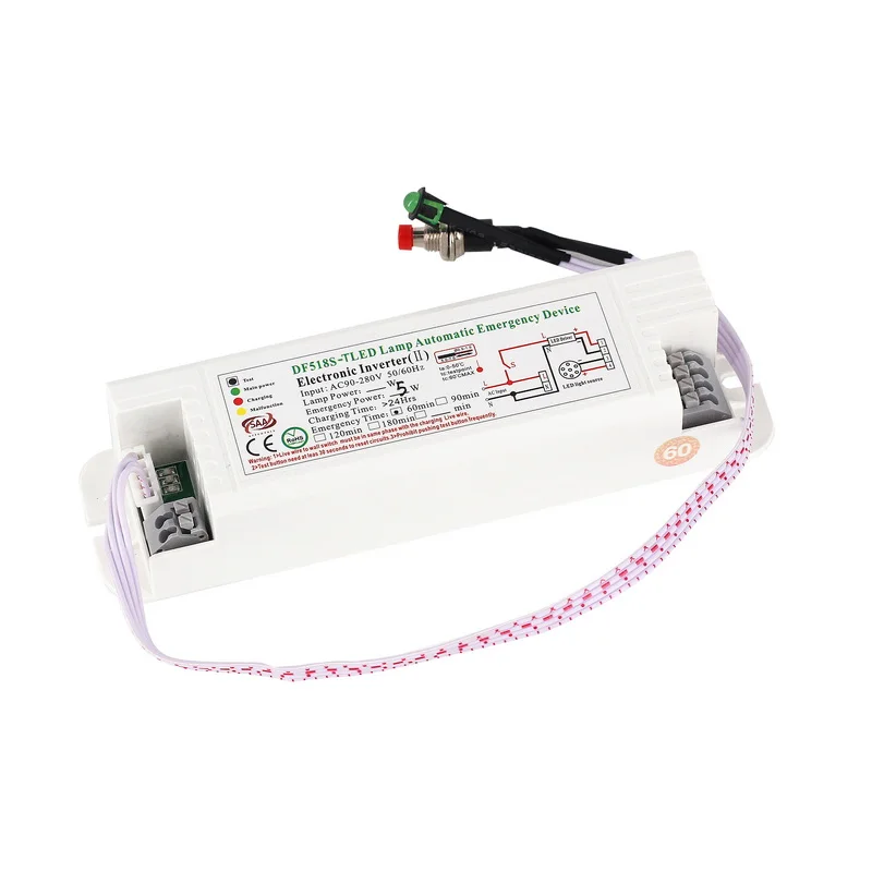 DF268C Reduce Power Supply LED Emergency driver Kit for Indoor lighting Emergency 3W-5W 1.5hours