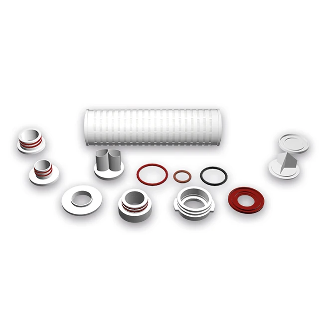 Absolute Rating 0.1 0.22 0.45 micron  Pleated Asymmetric PES Membrane Microporous Filter Cartridge For Bottled Water Filtration