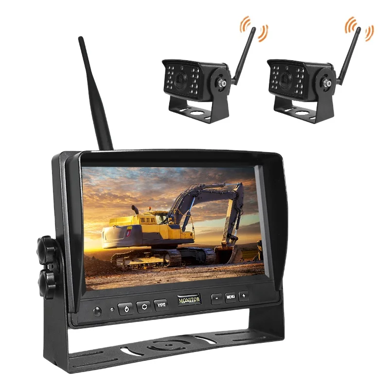 ZYX RTS wireless car camera wifi car 360 camera system for Fire Truck  screen for dust car