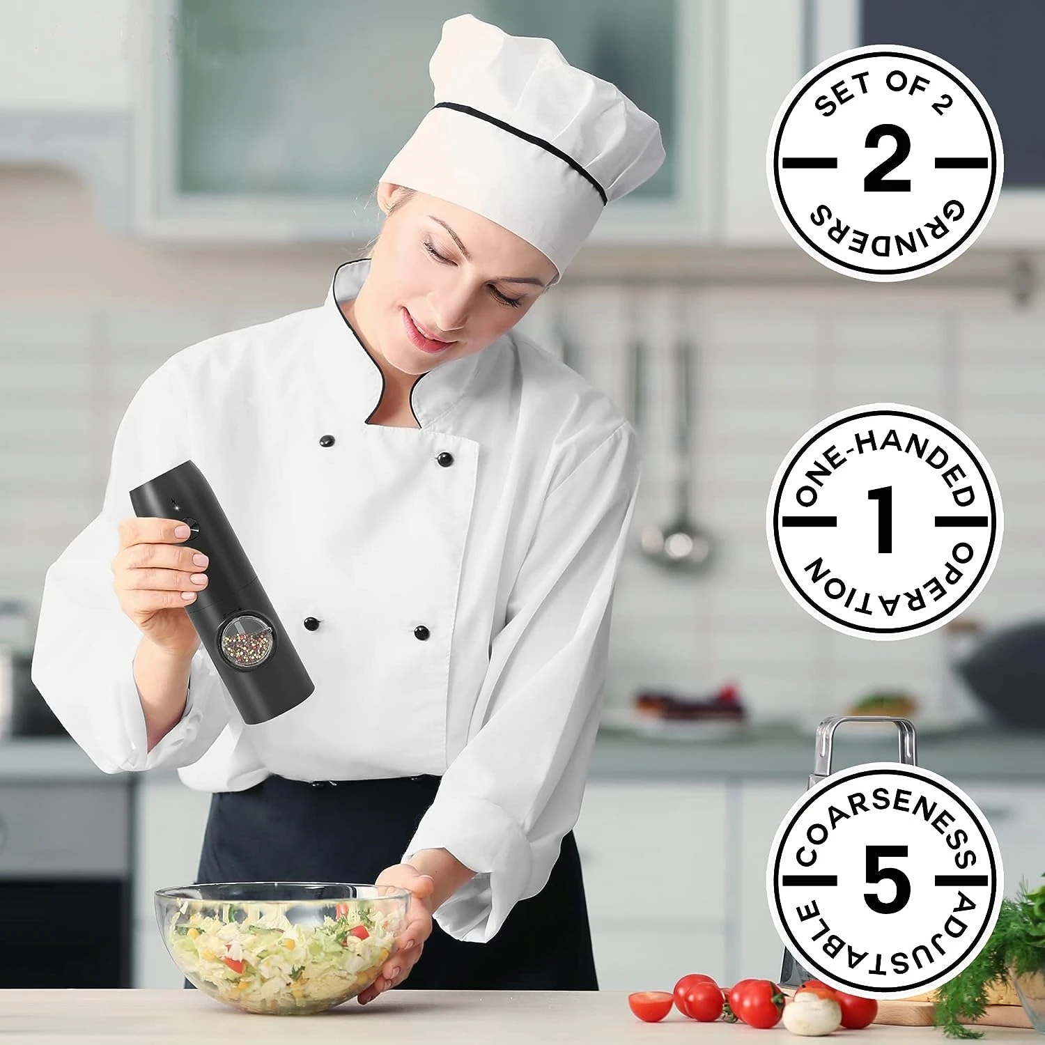 Automatic Grinding Pepper And Spice For BBQ Restaurant Kitchen