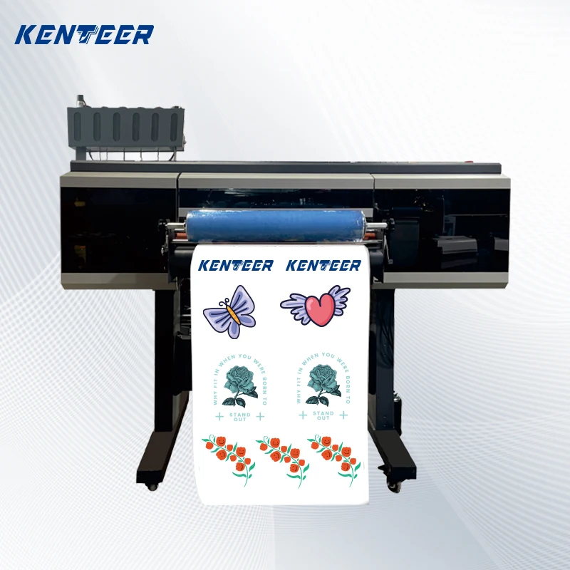 Latest i3200 uv dtf Printer digital Inkjet Printers Roll To Roll Uv Sticker Printing Machine For A/B Film Flatbed UV DTF Printer
