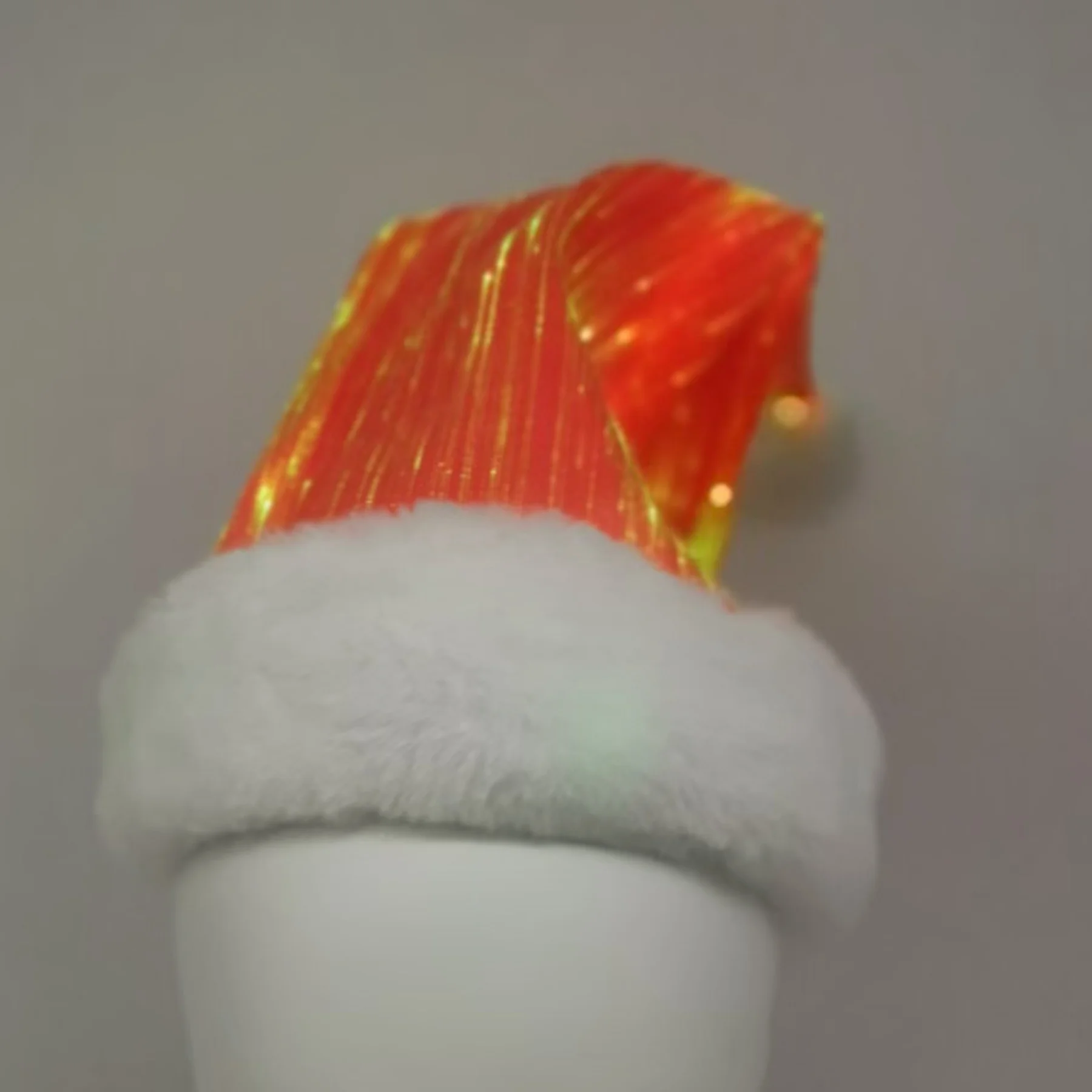 Rayera luminescence Glowing Christmas hat luminous party hat cross-border explosion of Christmas decorations