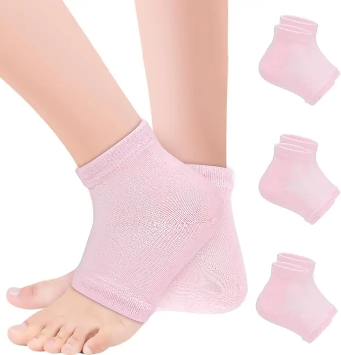 arch supports orthotic insoles flat orthopedic women TPE  heel pad gel heel socks