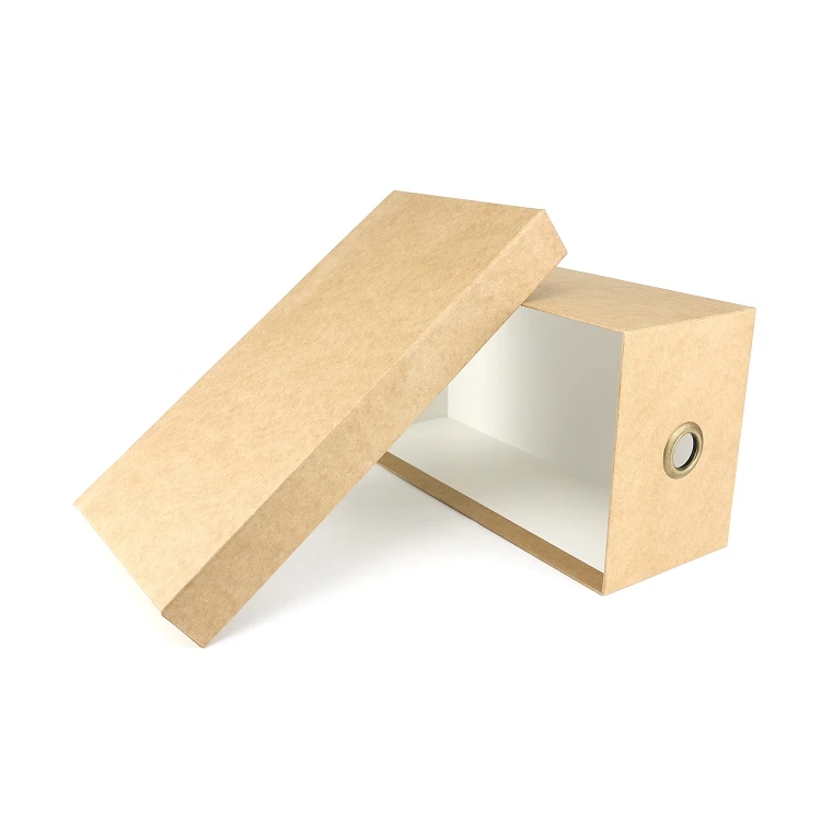 Экологически чистый переработанный материал, прочная качественная крафт-бумага, коробки для обуви на заказ, упаковка с пользовательским логотипом