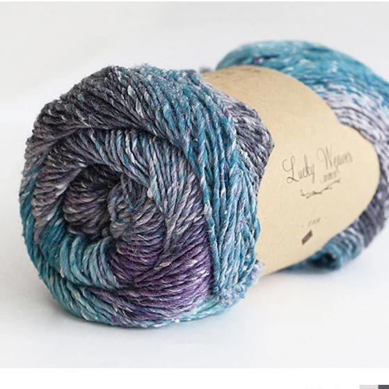 2.6NM Jiangsu Yarn Silk Cotton 8 ply Yarn For Hand Knitting
