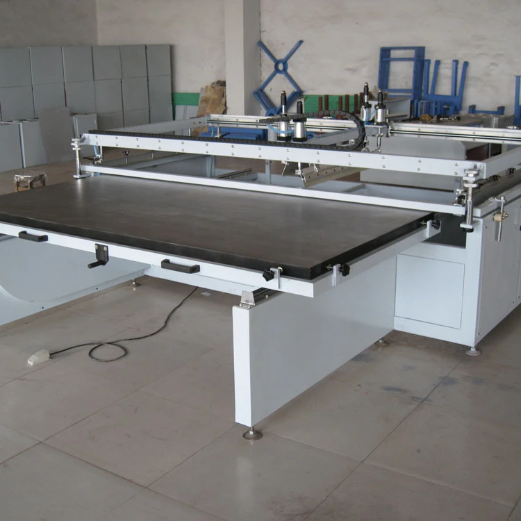 Large Precision Serigraphie/serigraphy Screen Printer with Sliding Table for Glass and Pvc Sheet
