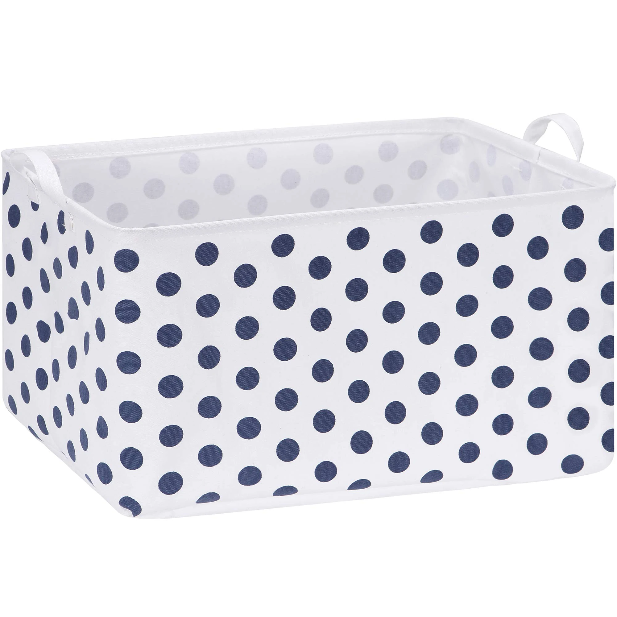 Canvas Collapsible Laundry Basket Storage Baskets 2020 New Storage Bags Wholesale Foldable Fabric Cotton Single Rectangle Pink