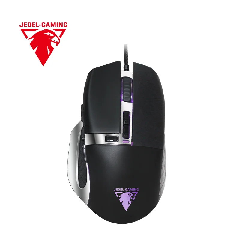 Jedel  9D 4000DPI Wired mouse  Engine RGB  Seven-color Breathing Light gaming Mouse For Professional Gamer