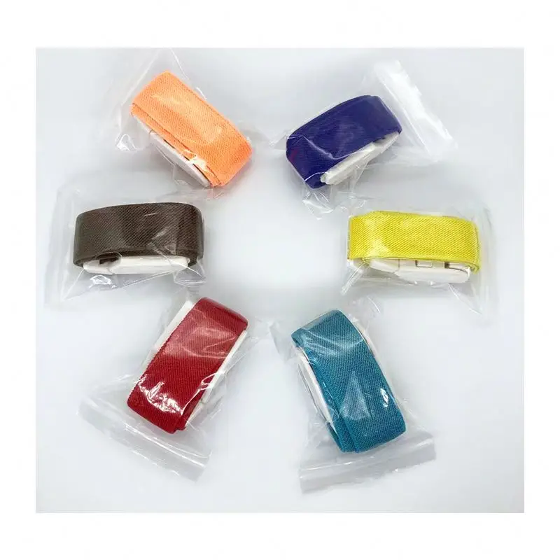 Eco-Friendly Elastic Band Car First Aid Kit Empty Medical Survival Pouch Colorful Tourniquet Buckle