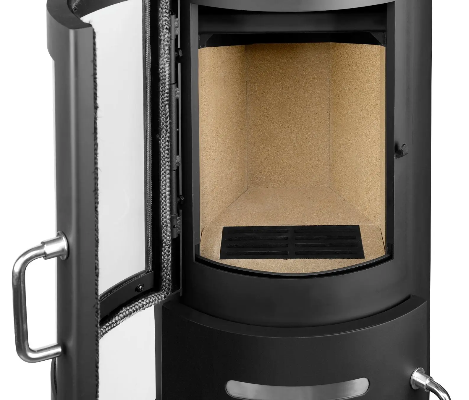 Double-door Barrel Wood-burning Stoves Wood Fire Heaters Fireplace for Home Use