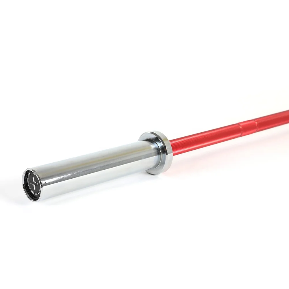 Weightlifting aluminum barbell bar gym equipment