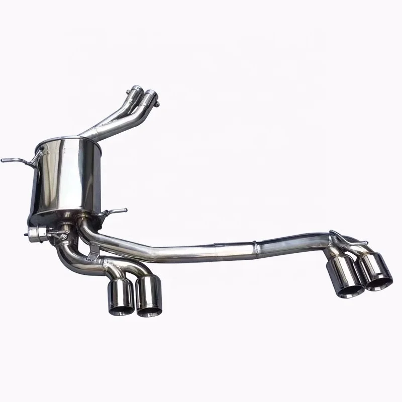 Racing Muffler Tips Full System Catback Headers Exhaust Manifold Downpipe for BMW E46 M3 Parts 330i Engine Tuning