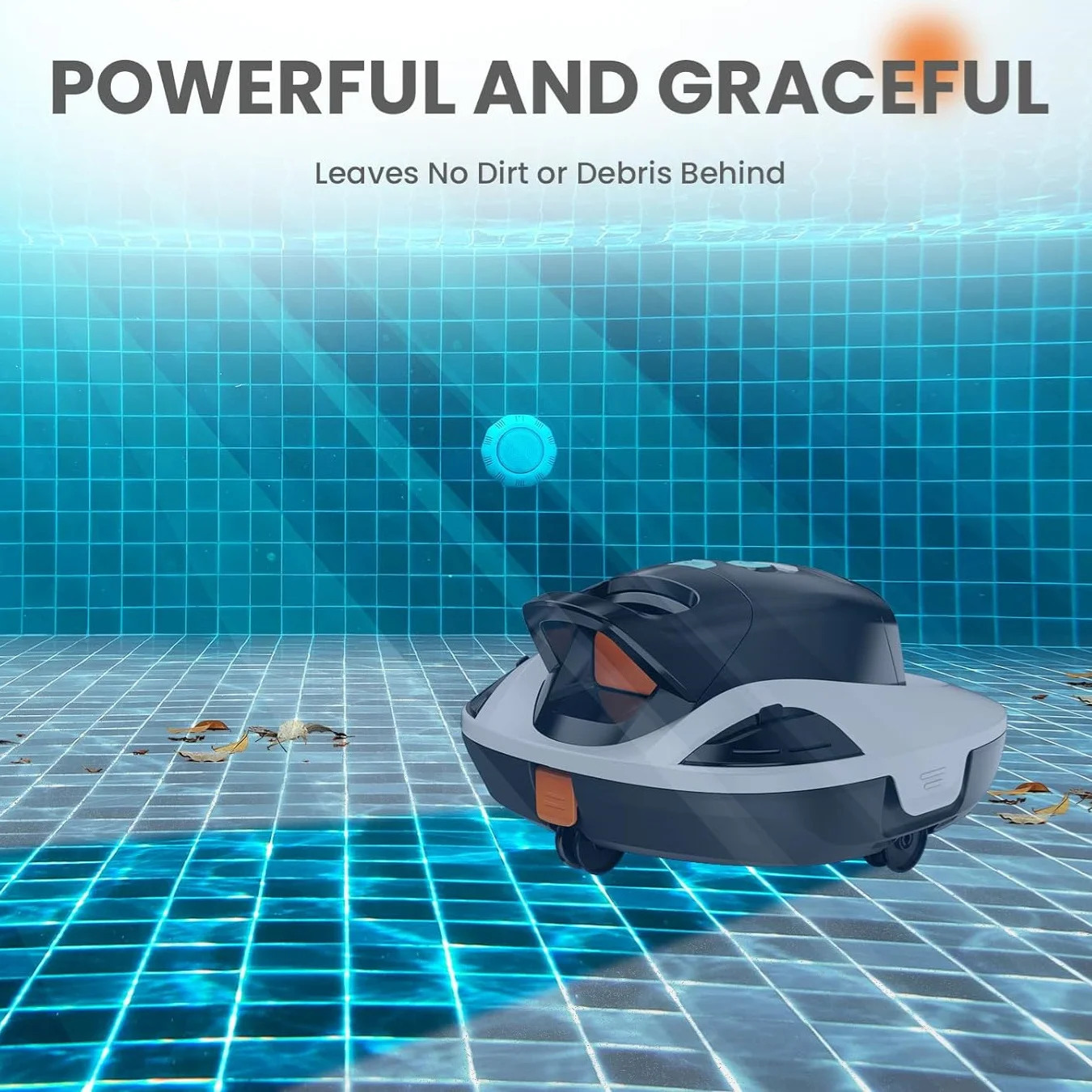 Intelligent Robot Vacuum Cleaner For Pools Maximum Coverage Clean Swimming Vacuum Pool Robot Automatic Pool Cleaner