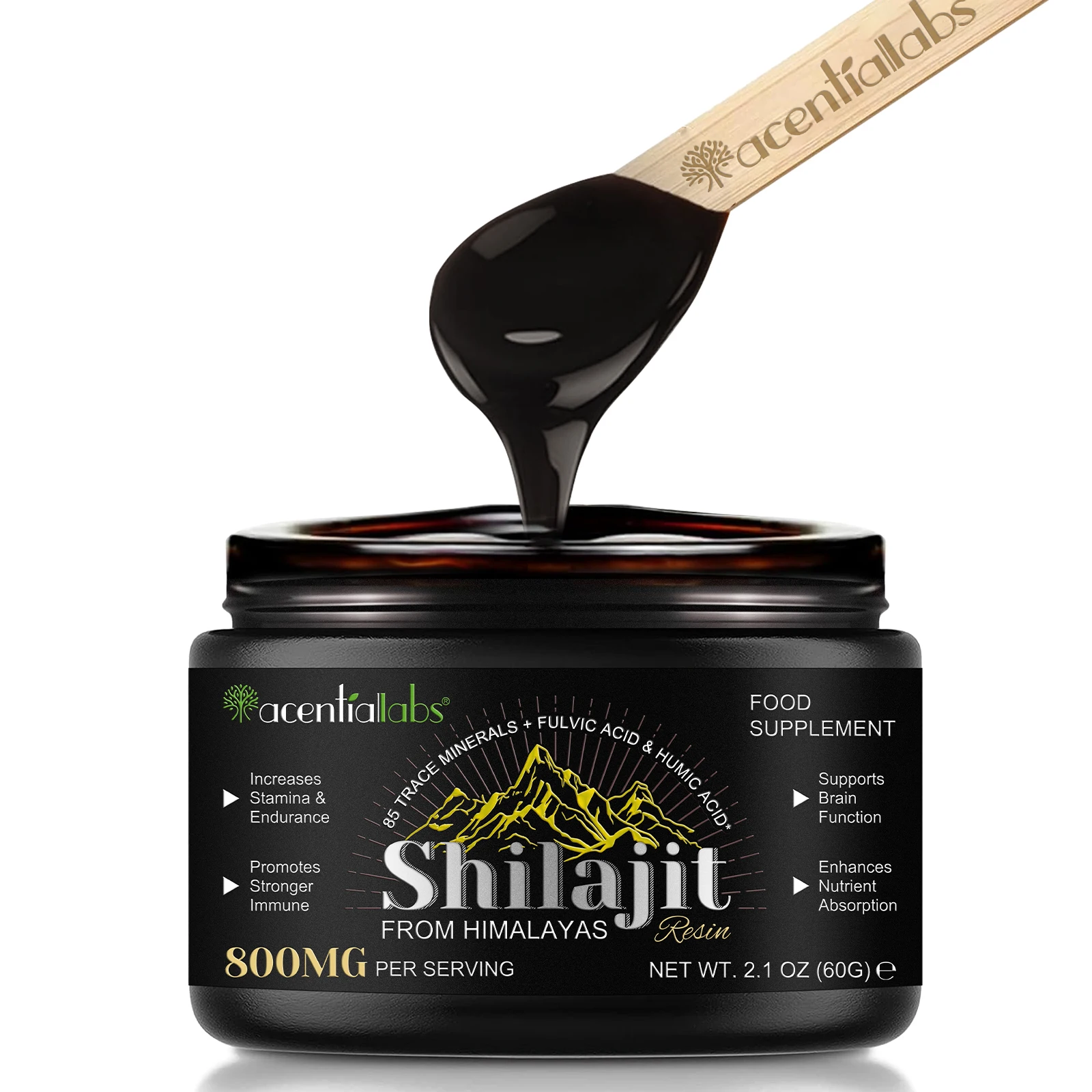 OEM Natural Original Shilajit Extract Supplement Multiple Minerals Fulvic Acid Shilajit Resin Pure Himalayan For Immune Support