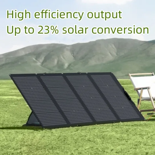 ECOflow панели солнечных батарей 400W 220W 160W солнечные фотоэлектрические бытовой Открытый Кемпинг складной портативный зарядный