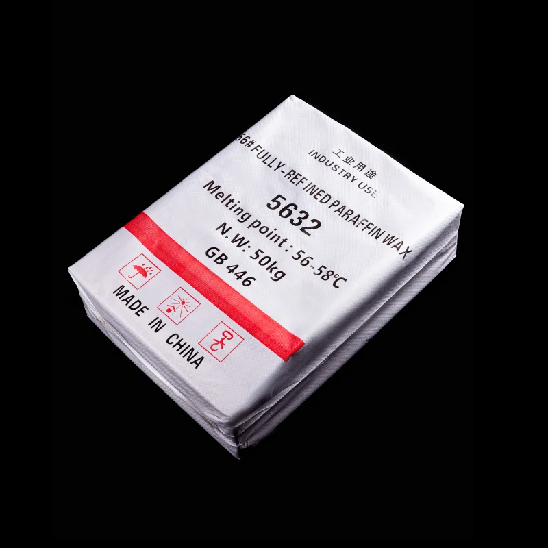 China Manufacturer Wholesale Price Export Bulk Fully Refined 54 56 Paraffin Wax