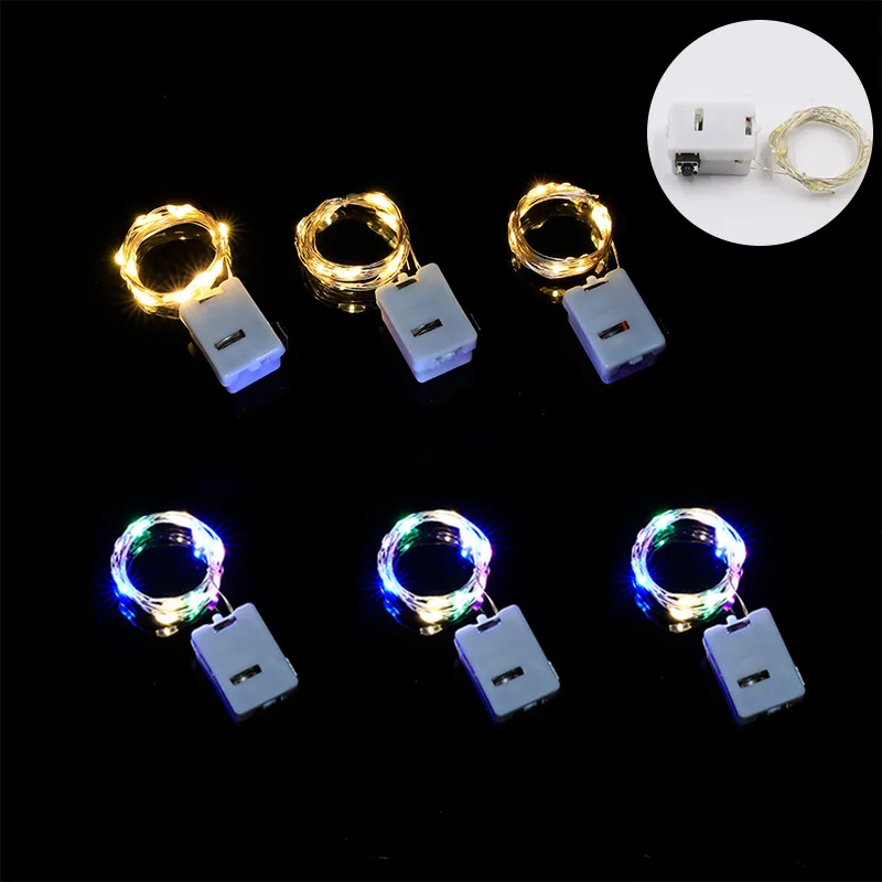 Декоративная светодиодная гирлянда 1 м 10 светодиодов