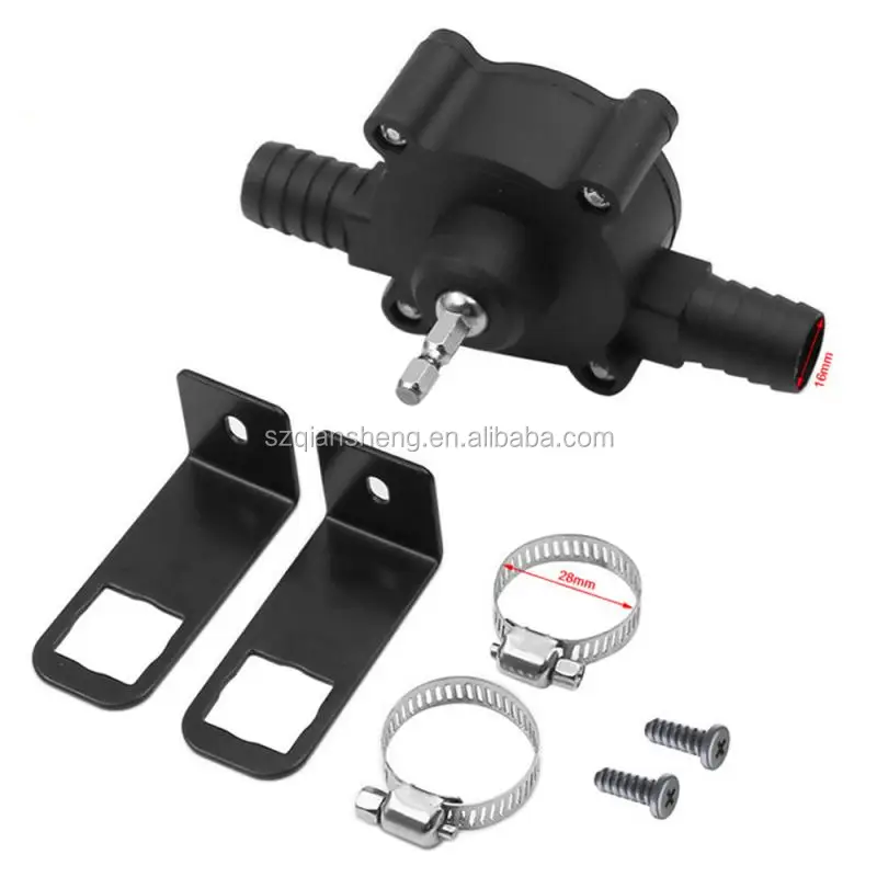 Portable Electric Drilling Water Pump Oil Pump Mini Manual Self-Suction Transportation Gardening Tools