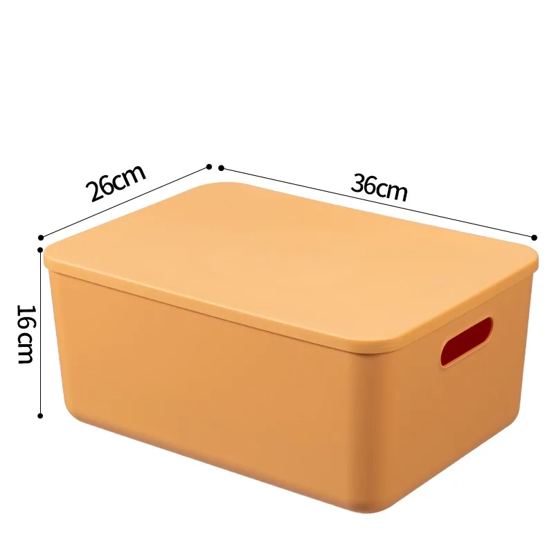 Daily necessities storage box plastic make up organizer desk organizer with lid